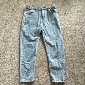 Wild fable raw hem mom jeans